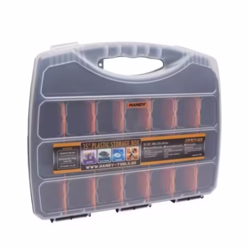 Geanta din plastic pentru accesorii 15″ 380x310x60mm HANDY 10965