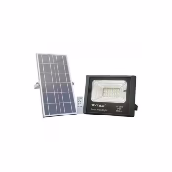 Reflector LED 12W 6000K 550lm cu incarcare solara V-TAC