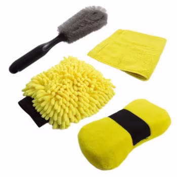 Set burete cu microfibre si perie Carguard