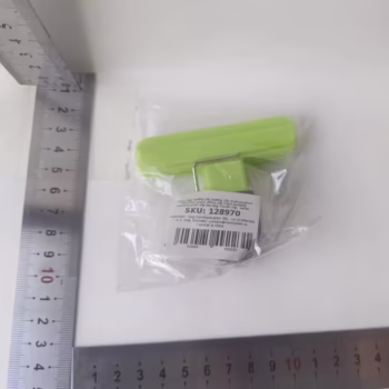 Cleste Multifunctional pentru Sigilarea Pungilor, Flippy, din Plastic, Mentine Alimentele Proaspete, 7×6.5 cm, Verde