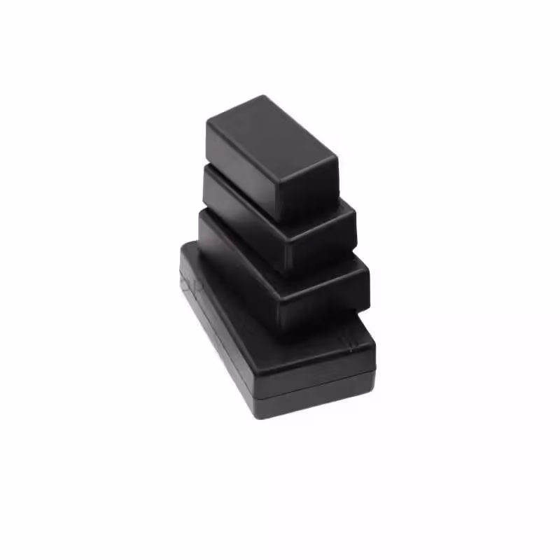 Cutie cu auto-inchidere 90x58x32 mm negru pentru montaje electronice