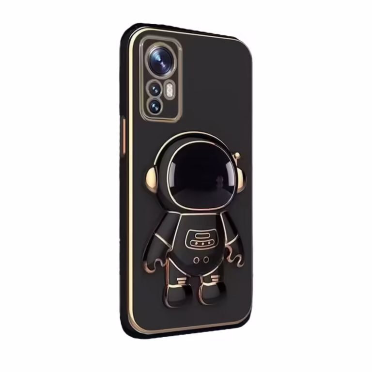 Husa de Protectie 2 in 1, Flippy, Husa de Protectie pentru Honor 70, Model Astronaut, Husa cu Suport, din TPU, Negru