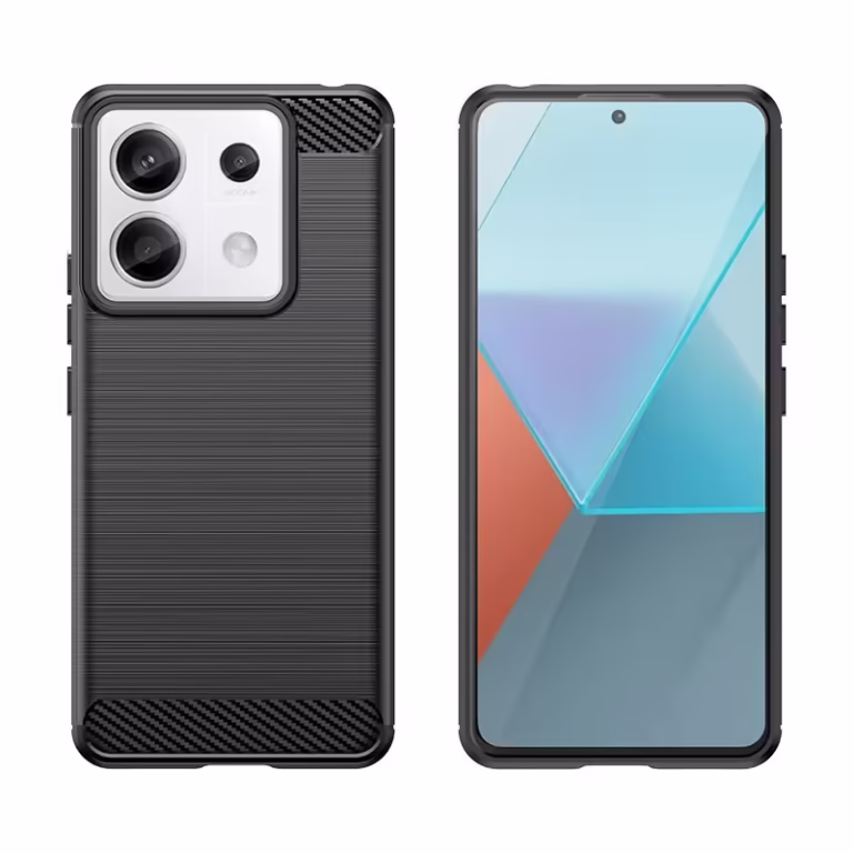 Husa de Protectie pentru Xiaomi Redmi Note 13 Pro, Flippy, Protectie 360, din TPU cu element de Carbon, Anti Alunecare, 1....