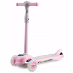 Trotineta cu roti cu LED Ricokids Piko 765001 – Roz – Resigilat