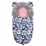 Sac de dormit 95 x 48 cm Ricokids Elmi 720012 – Bleumarin cu flamingo