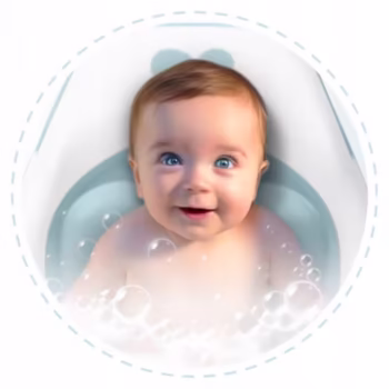 Suport cu insertii pentru cadita de baie Ricokids 728801 – Albastru