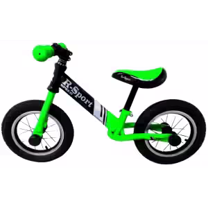 Bicicleta fara pedale cu roti gonflabile R8 R-Sport – Verde
