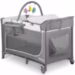 Patut pliabil 125 x 65 x 78 cm Ricokids RK-241 – Gri