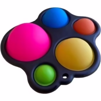 Jucarie Antistres Flippy – Fidget Toy, Simple Dimple, Negru