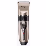 Masina De Tuns Bebelusi si Copii, Flippy, Lame Cermice si Inox, Fara Fir, Functie Anti Taiere, Silentios, 50 W, 4 Accesorii, Incarcator USB, Gold Negru