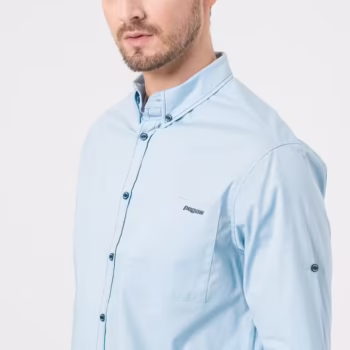 CAMASA CASUAL BARBATI LIGHT BLUE L
