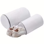 Sac Cilindric pentru Spalare Incaltaminte, Flippy, Dimensiuni Mari, pentru Masina de Spalat, 35x21x5 cm, Alb