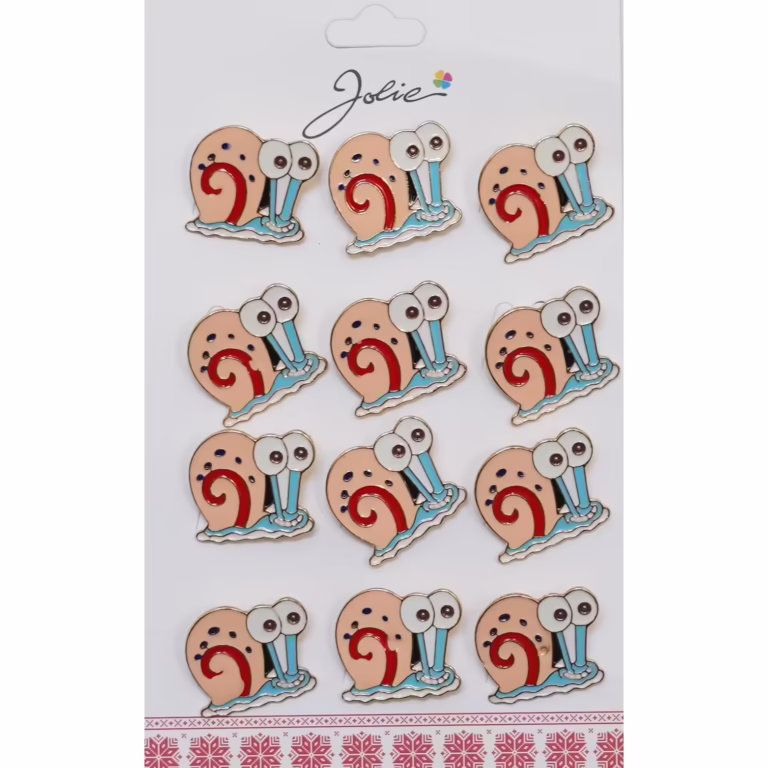 Set 12 Brose pentru Copii Melc cu Ochi