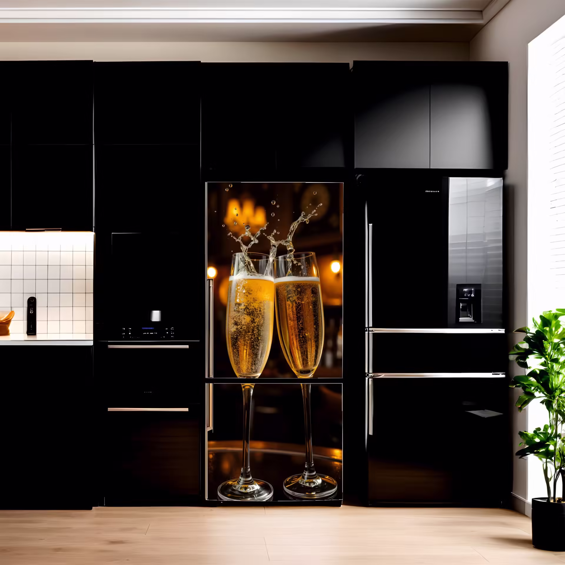 Folie imprimata color pentru decor Frigider, dimensiune 200 x 90cm, model: AVX-FR32