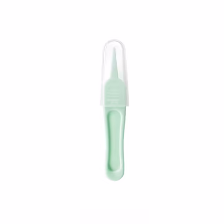Set Aspirator Nazal pentru Copii, Manual, Anti-Reflux, cu Pompita, Usor de Curatat, Varf din Silicon, 11.2x4cm, Verde