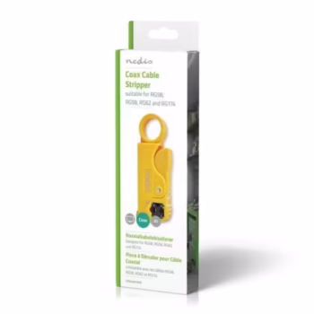 Cleste dezizolare cablu coaxial Nedis RG58 RG59 RG62 RG7
