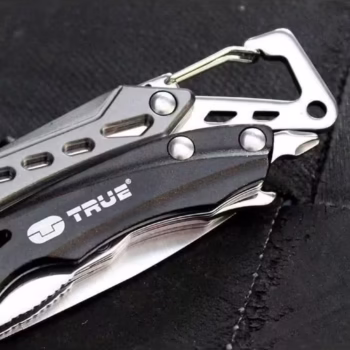 Instrument multifunctional TRUE UTILITY SEVEN TU180K 9 in 1 otel inoxidabil compact