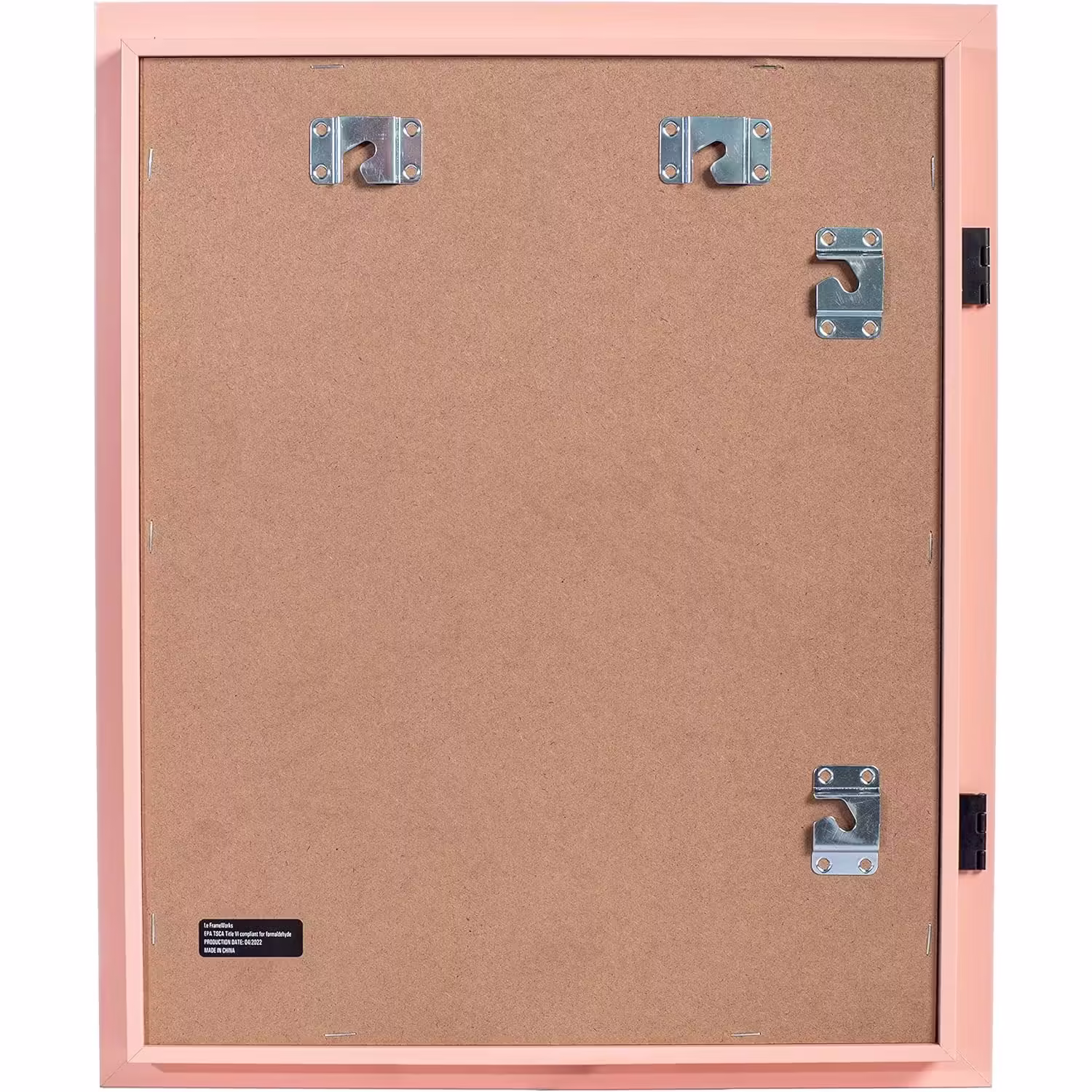 Rama Foto  cu Magnet, din Lemn, cu Spatiu Pentru Depozitare, Pentru Desene si Picturi A4, Sticla Securizata, Rama MDF, 21×30 cm, Roz