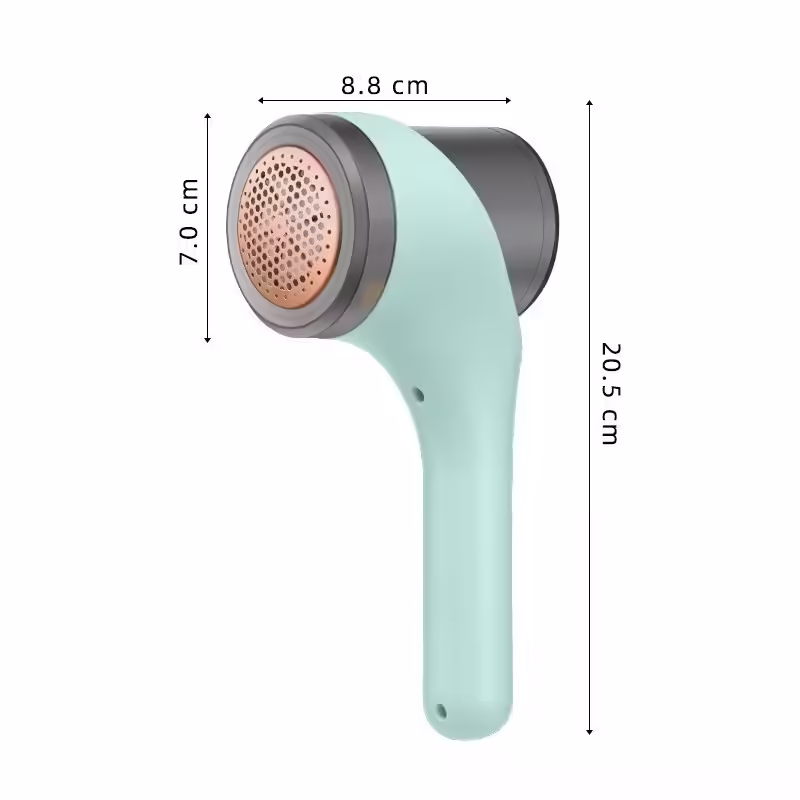 Aparat Scame si Par Haine, Electric, USB inclus, Periuta Curatare, pentru Diferite Tesaturi, 3 Trepte, 20.5 x 8.8 x 7 cm, Verde
