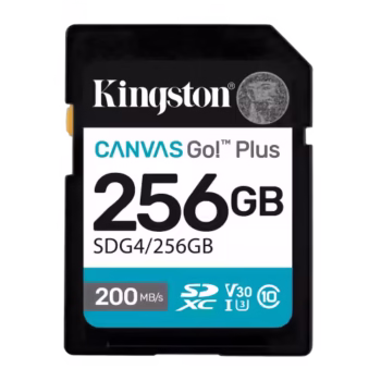 Card de Memorie SD Kingston 256GB Canvas GO PLUS CL10