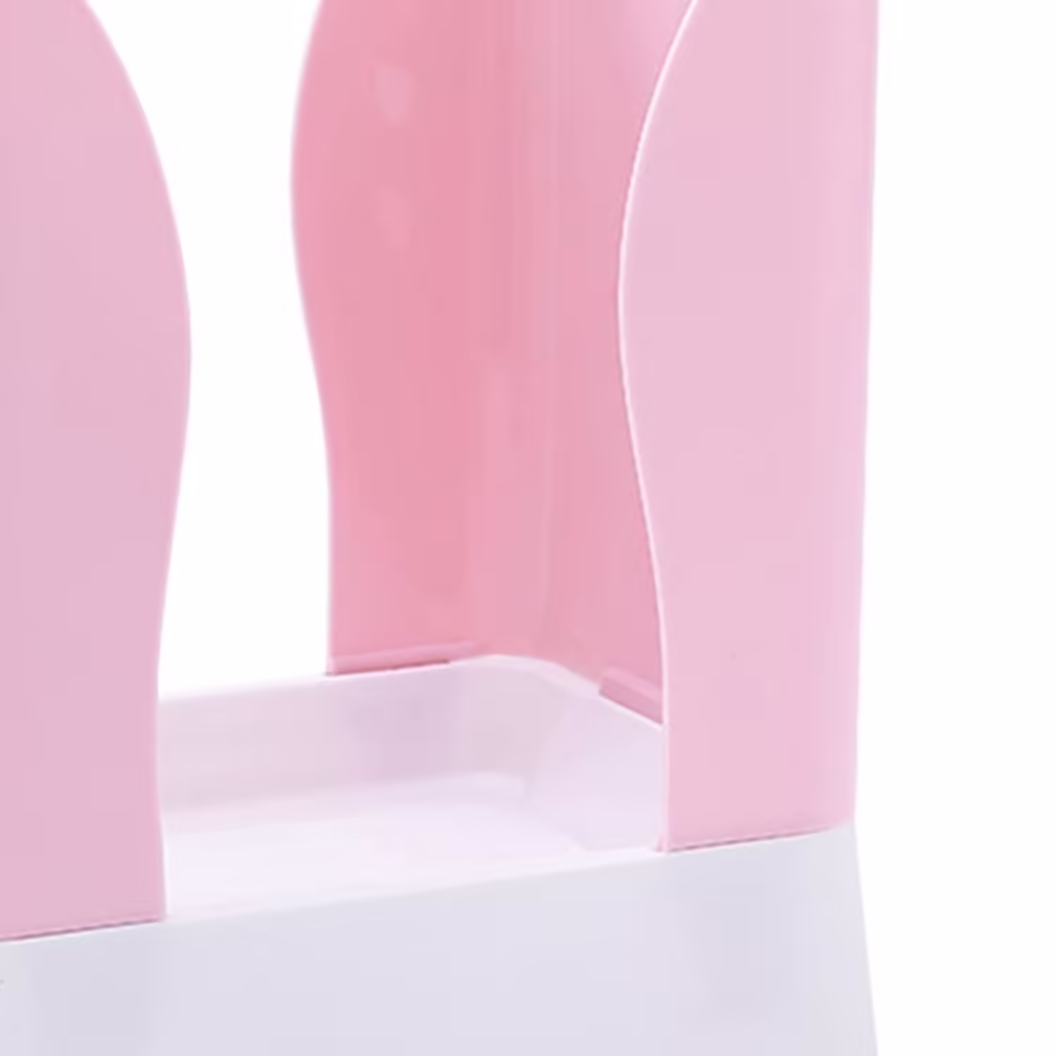 Cos de Gunoi Extensibil, din Plastic, Reglabil, Pliabil, Versatil, pentru Bucatarie, Baie sau Birou, Cos Universal, 21x25x17 cm, Roz Alb