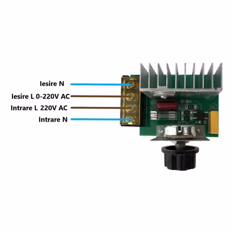 Dimmer de tensiune 220V 4000W