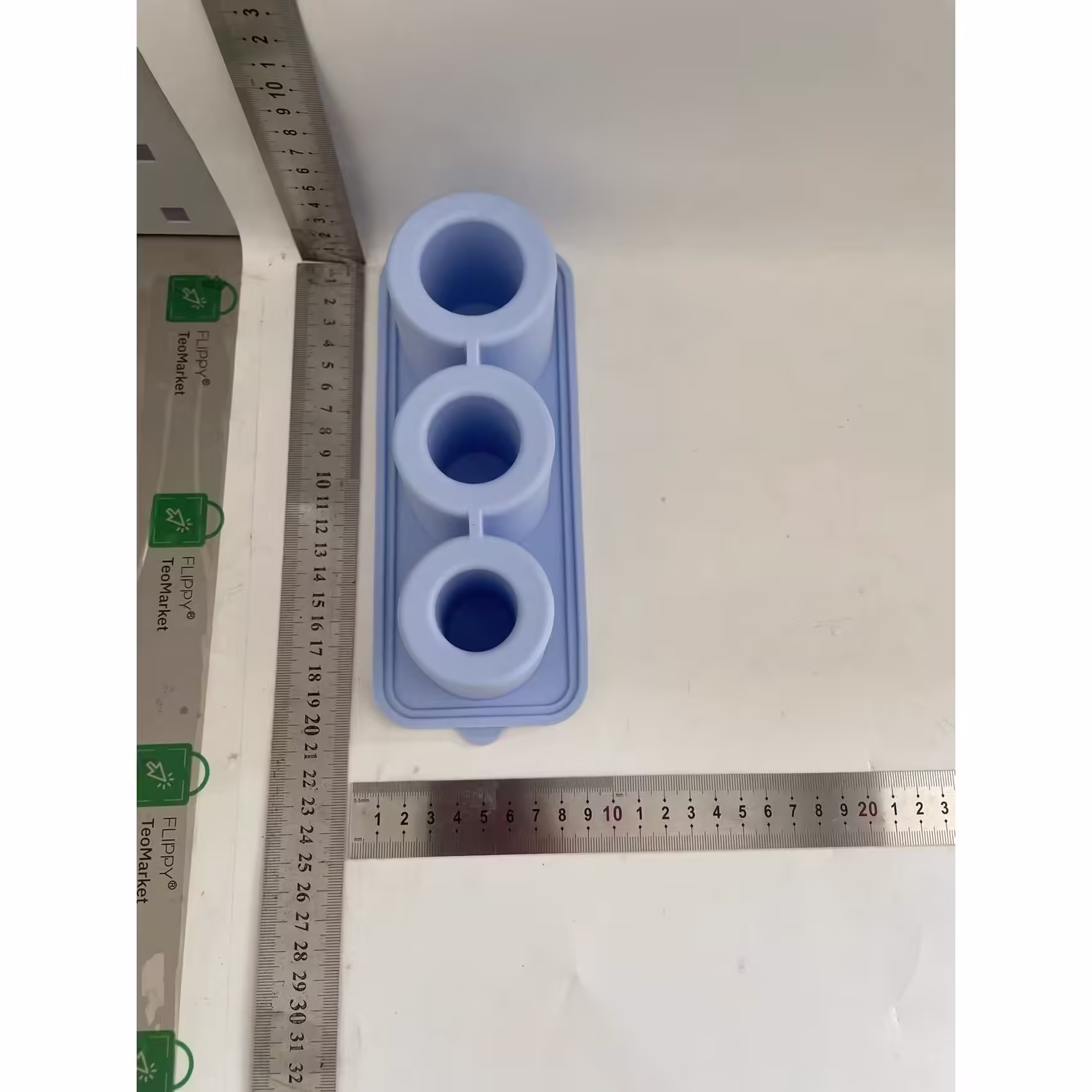 Forma pentru Gheata, din Silicon, cuburi de gheata, forme rotunde, inghetare rapida, 20.7 x 8.4 x 6.5 cm Albastru