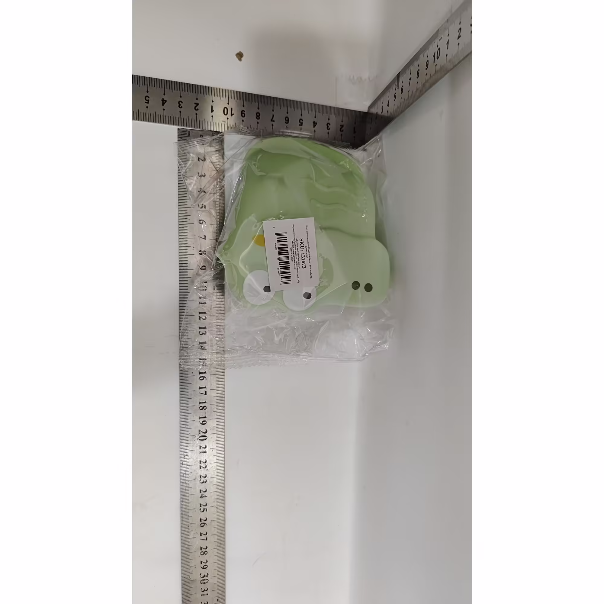Manusa din Silicon pentru Cuptor, Anti-Alunecare, pentru Capace, Oale, Tigai, de Uz Casnic, Rezistent la Temperaturi Inalte, Model Animat, 10×12 cm, Verde