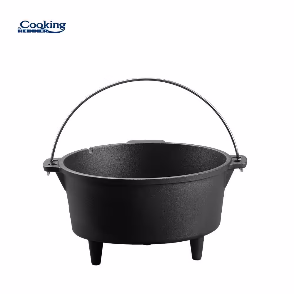 Ceaun fonta pura Heinner 9L cu capac 31.5cm Nature Cooking