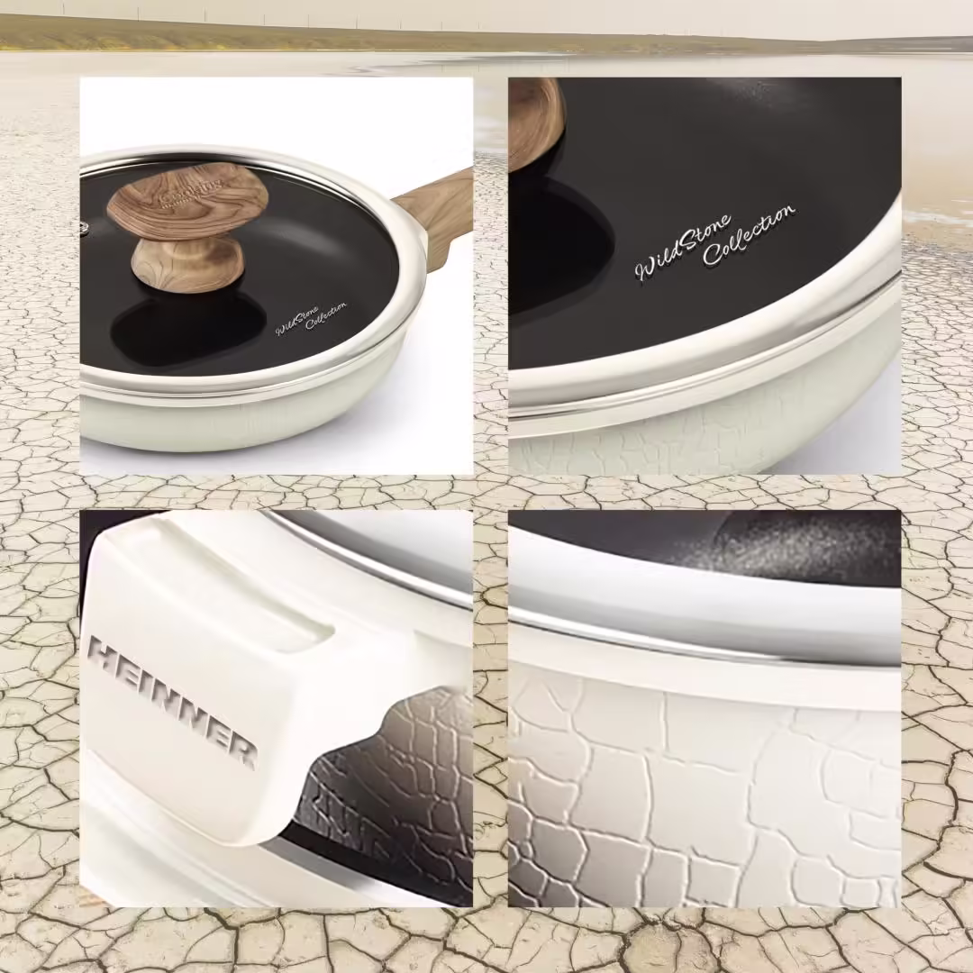 CRATITA ALUMINIU+CAPAC 20×9.5CM,2.5 L, WILD STONE, COOKING BY HEINNER