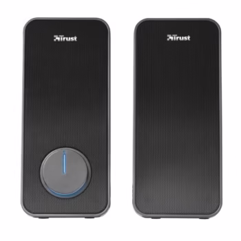 Boxe Stereo Trust Arys 2.0 Speaker Set, 28W, negru