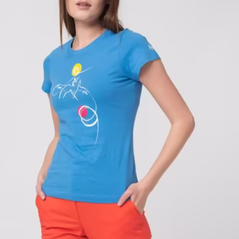 Tricou Casual Femei Pegas Azure Marimea S