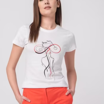 Tricou Casual Femei Alb XS
