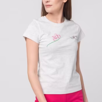 Tricou Casual Femei Light Grey XS Biciclete Familie