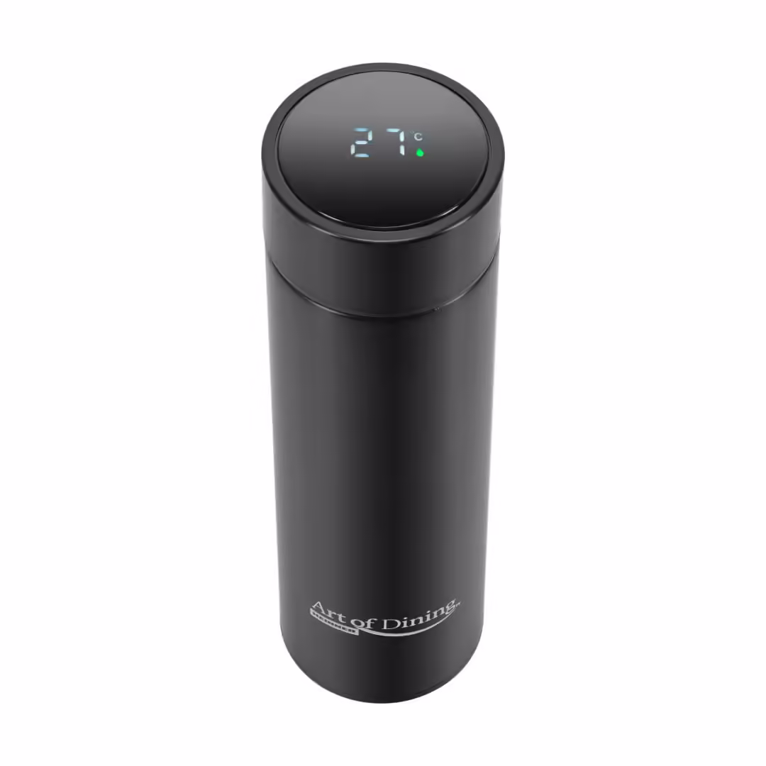 TERMOS INOX 450 ML,INDICATOR LED TEMPERATURA, ART OF DINING BY HEINNER(MIX 3 COLORI IN BAX)