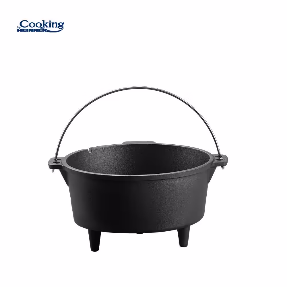 Ceaun fonta pura Heinner 7L cu capac 29.5cm Nature Cooking