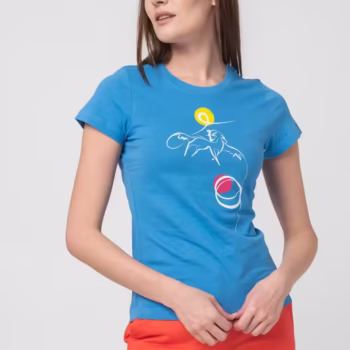 Tricou Casual Femei Pegas Azure Marimea L