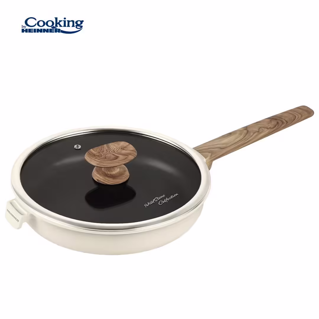 TIGAIE ALUMINIU+CAPAC 26×5.5 CM, WILD STONE, COOKING BY HEINNER