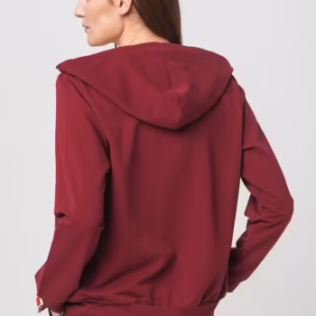 HANORAC COTON CASUAL FEMEI BURGUNDY-XS