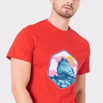 Tricou Casual Barbati Sfinx Rosu Marimea M