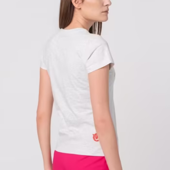 Tricou Casual Femei Light Grey S Model Biciclete Familie