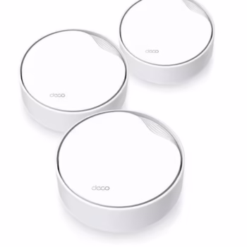 Sistem mesh TP-Link Deco X50-POE, AX3000, Wi-Fi 6, 3-pack, Dual-Band, PoE