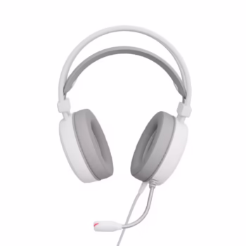 Casti gaming cu fir Genesis Neon 613 G2, sunet stereo, microfon, impendanta 32 Ohm, frecventa raspuns 20 – 20.000 Hz, lungime cablu 220 cm, iluminare RGB, frecventa raspuns microfon 10 Hz – 10 KHz, sensibilitate -42dB, conectivitate 1x Jack 3.5 mm TRRS, alb
