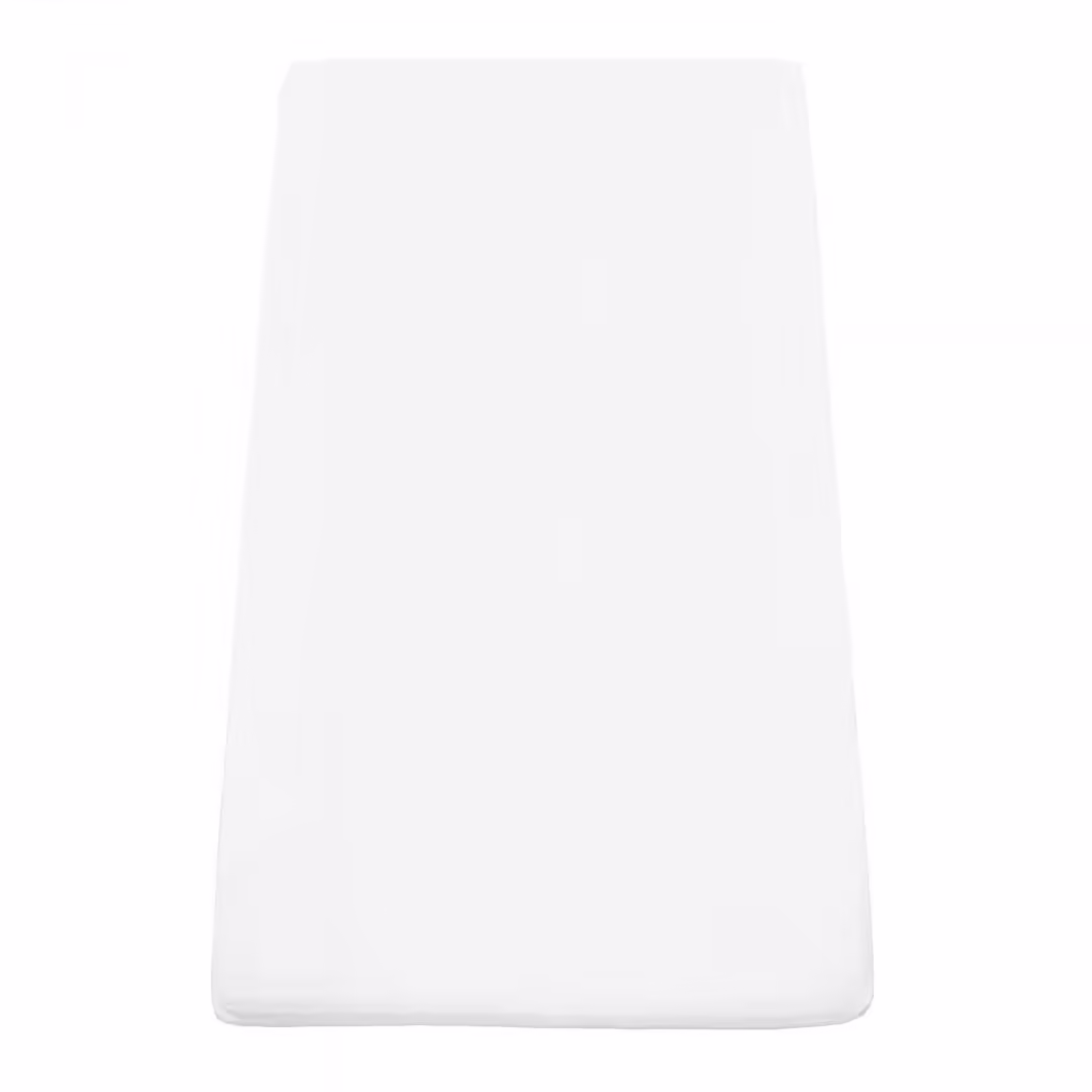Cearceaf pat elastic 90×200 cm alb bumbac hipoalergenic