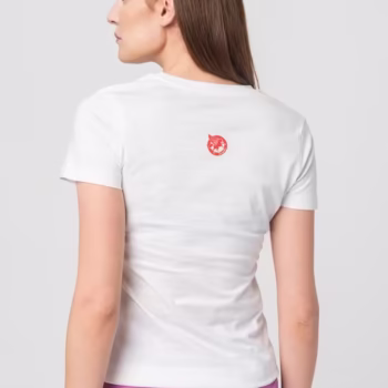 Tricou Casual Bicicleta Alb Marimea L