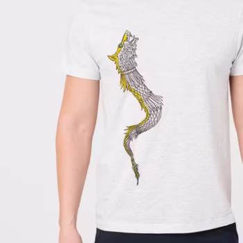 Tricou Barbati Dracon Casual Light Gray XL