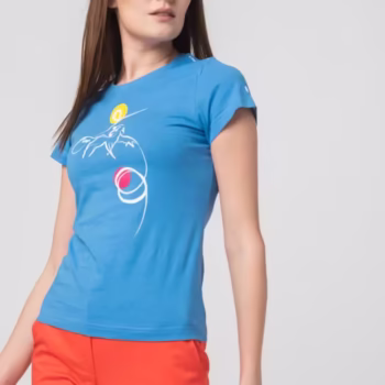 Tricou Casual Femei Pegas Azure Marimea XL