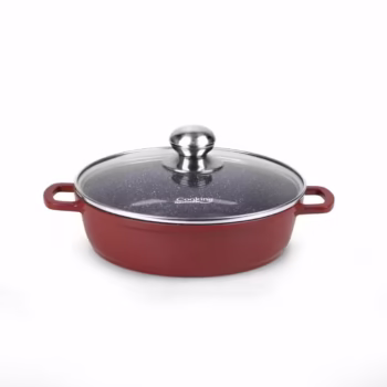 CRATITA ALUMINIU+CAPAC 24X6.5CM, 2.6L, CALABRIA, COOKING BY HEINNER