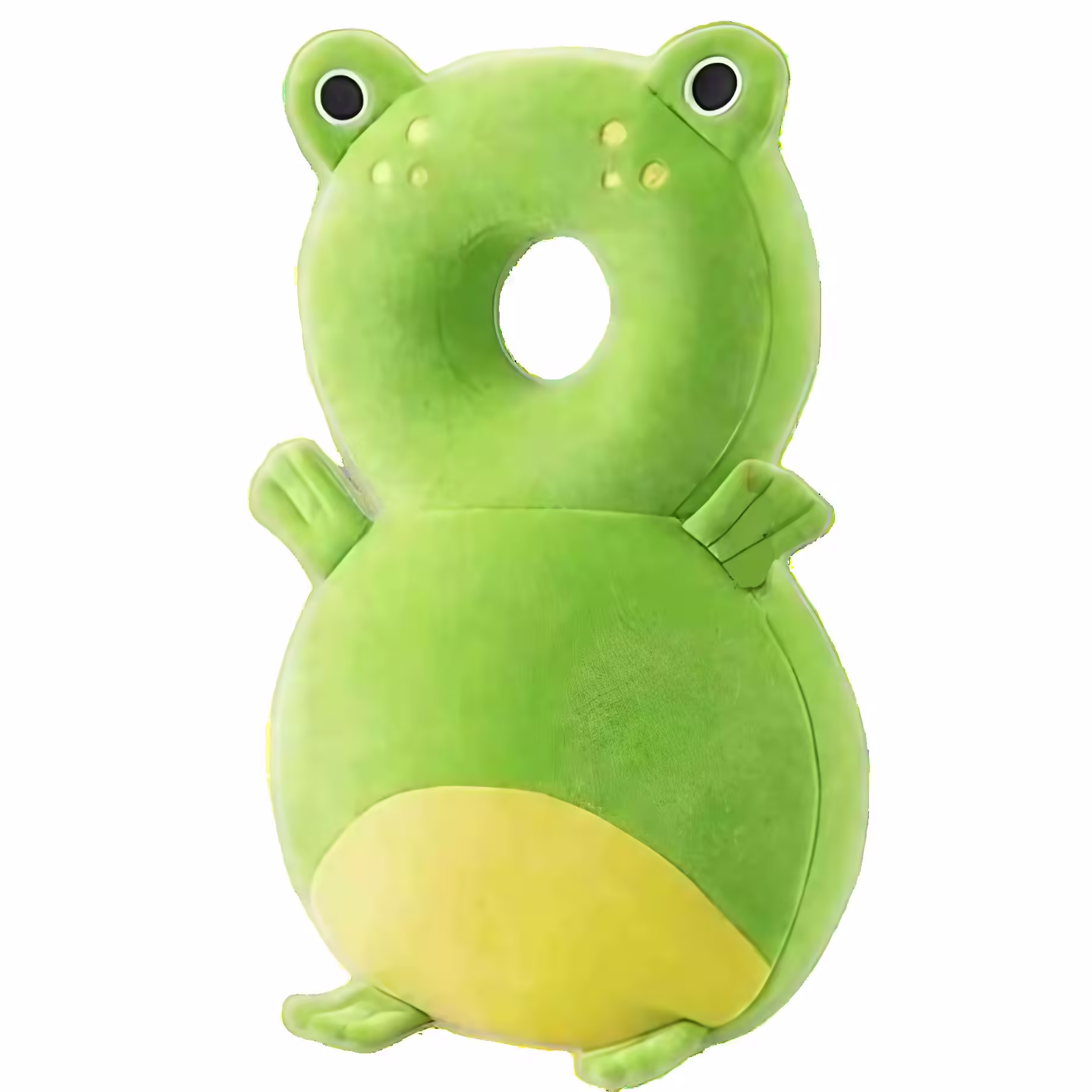 Perna tip Rucsac pentru Protectia Capului, Tetiera tip Broscuta, pentru Bebelusi, 33x6x19 cm, 180 g, Verde