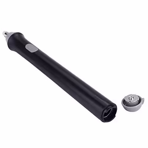 Radiera Electrica, pentru Schite si Arta, Grosime Varf 3 mm/5 mm, Baterii 2 x AA (neincluse), din ABS, Negru